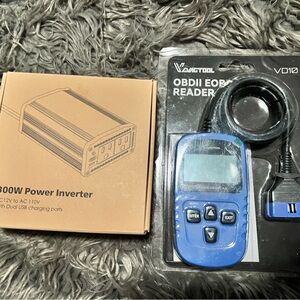 BOTH NEW 300W Power Inverter with USB Ports & ODB READER $22.00 for BOTH!